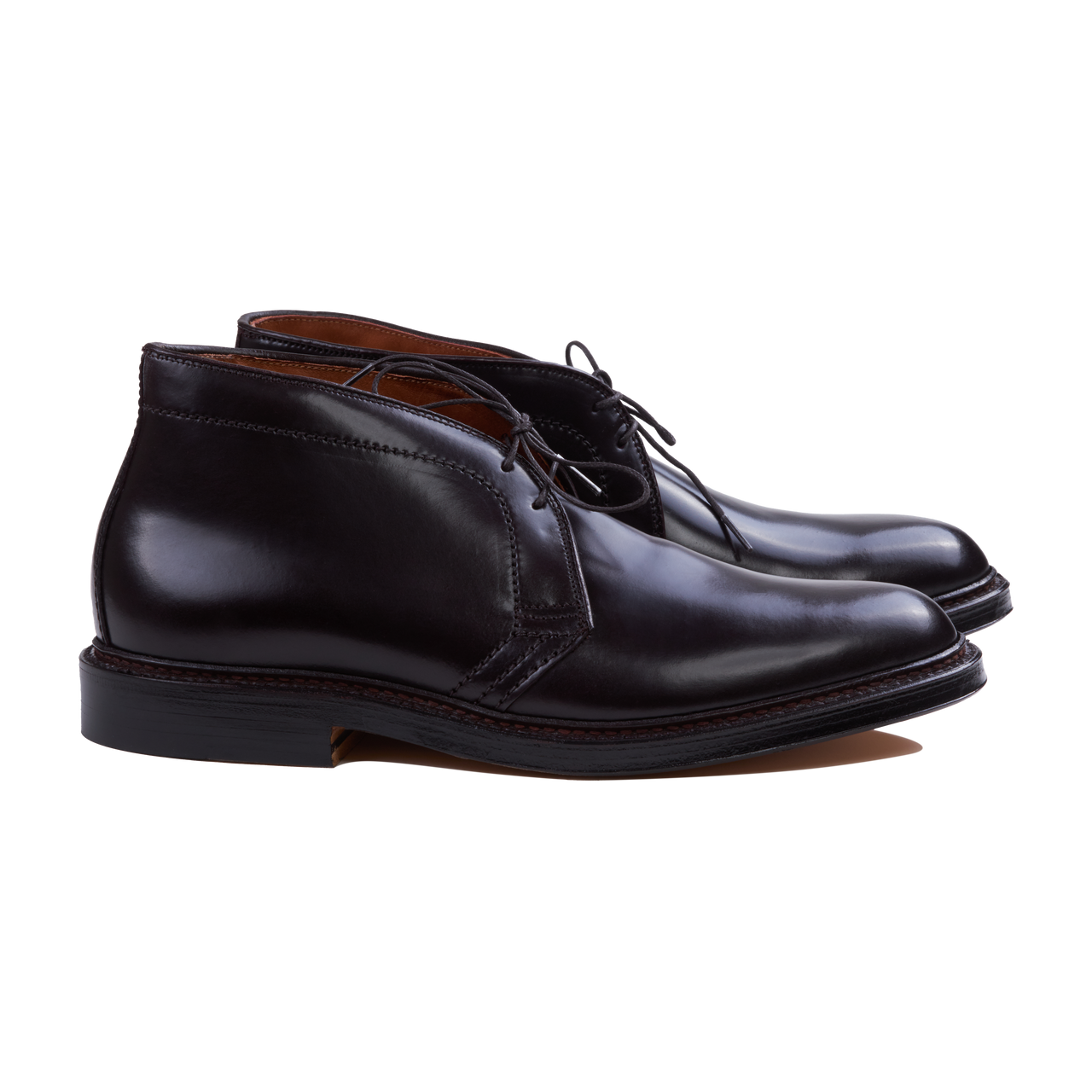 Alden Chukka Boot in Colour #8 Cordovan with Double Oak Leather Sole