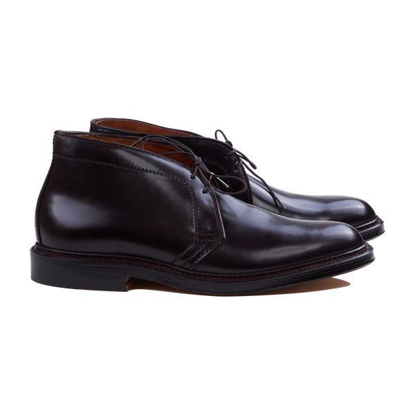 Alden Chukka Boot in Colour #8 Cordovan with Double Oak Leather Sole