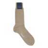 Bresciani Calf Length Cashmere Socks in Solid Colours
