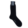 Bresciani Calf Length Cotton Socks with Pin Dots