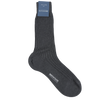 Bresciani Calf Length Cotton Socks in Solid Colours