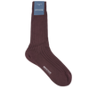 Bresciani Calf Length Cotton Socks in Solid Colours