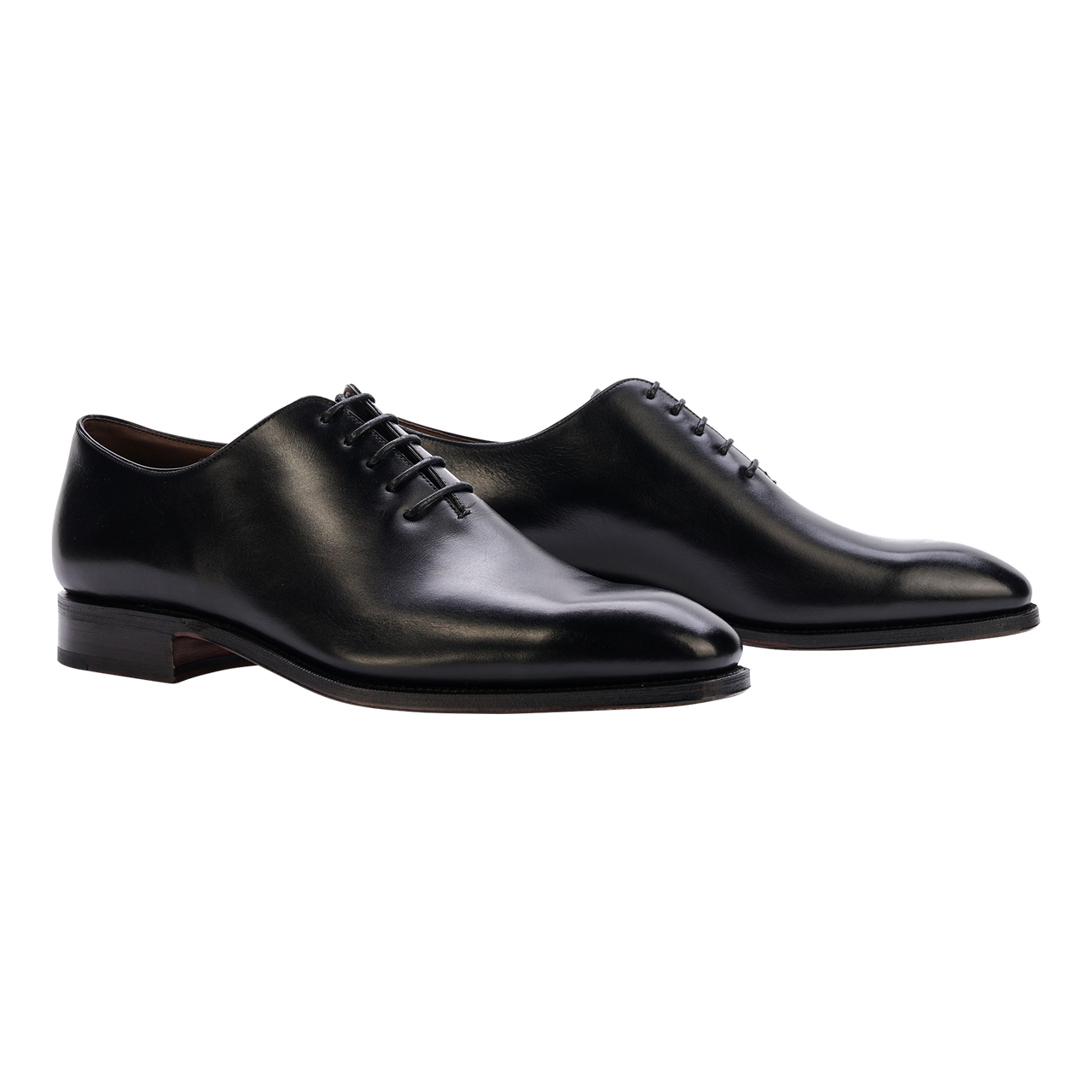 Carmina Wholecut Oxford in Black Calf