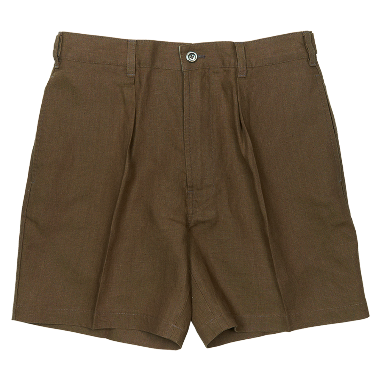 Drake's Chino Shorts in Tobacco Linen