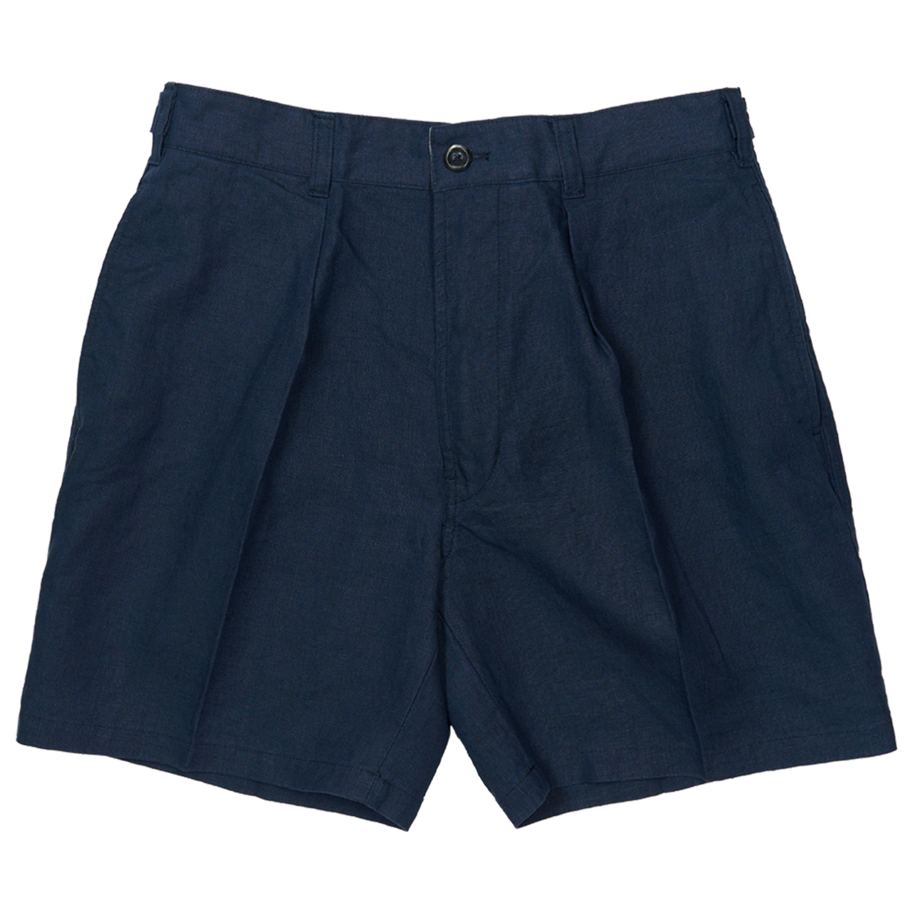 Drake's Chino Shorts in Navy Linen