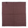 Drake's Pocket Square in Woven Wool-Silk with Printed Spots