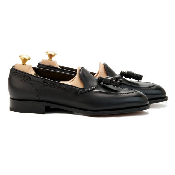 Edward Green Unlined Belgravia in Black Delapré