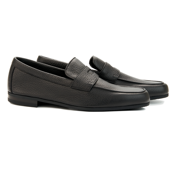 John Lobb Thorne in Black Grain Leather