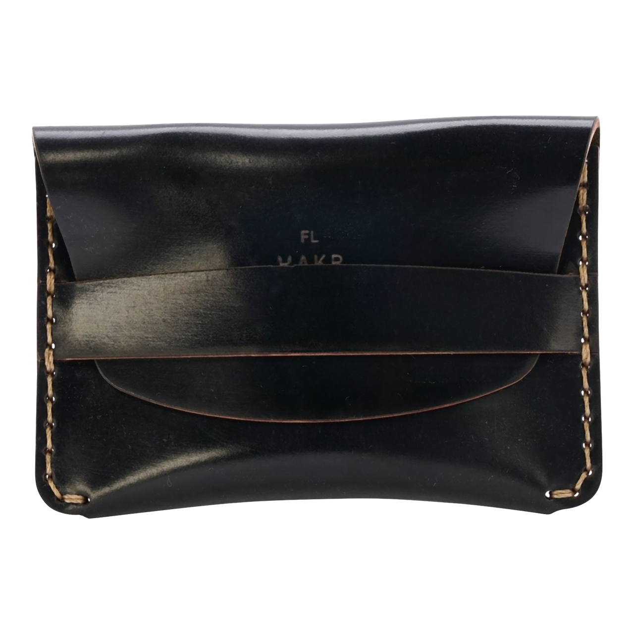 Makr Flap Slim Wallet in Cordovan Leather