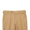 P. Johnson Trousers in Caramel Cotton-Linen