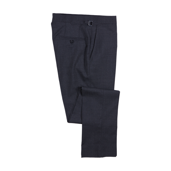P. Johnson Trousers in Grey 3-Ply Wool