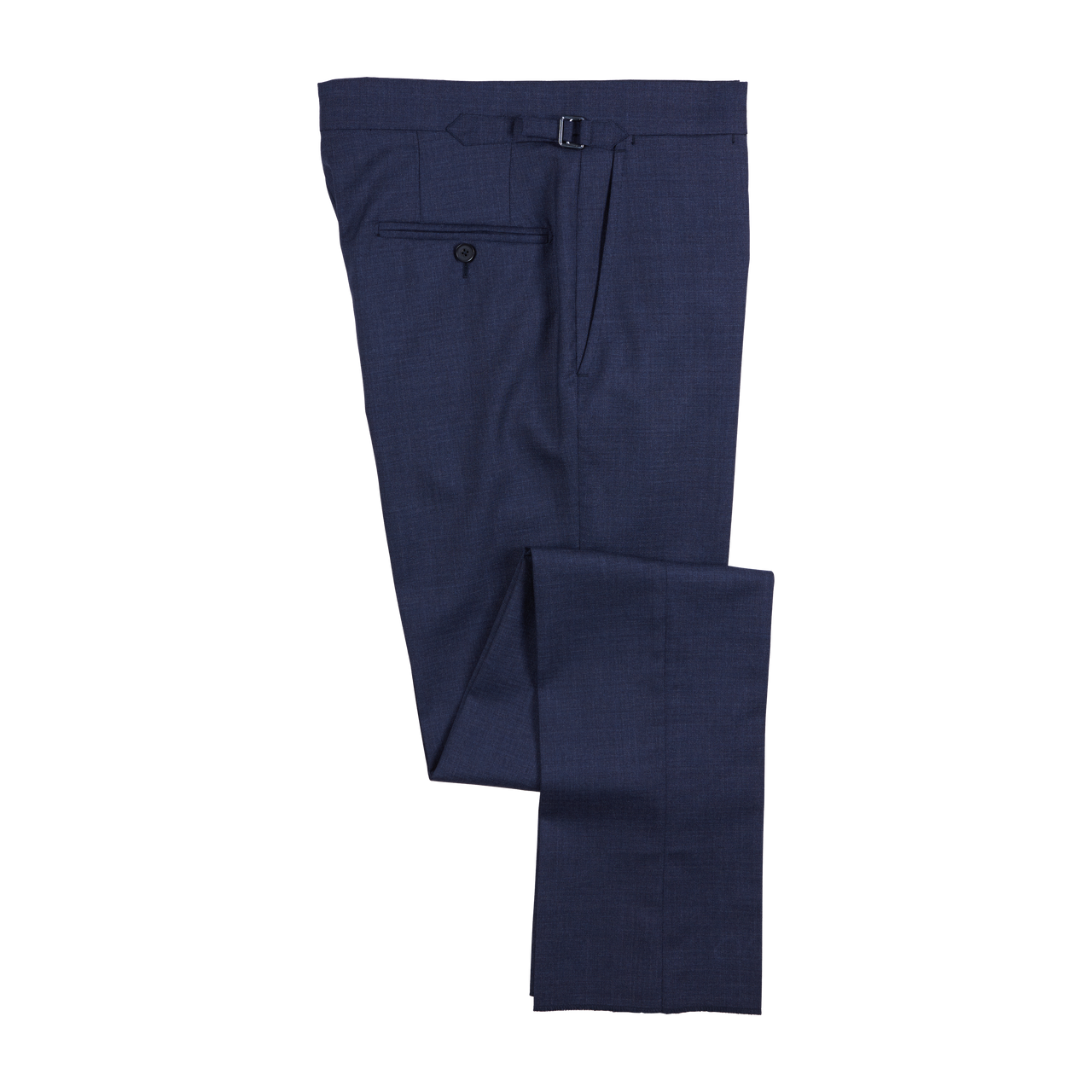 P. Johnson Trousers in Blue 3-Ply Wool