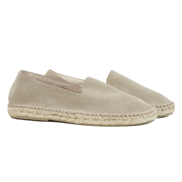 P. Johnson Espadrilles in Stone Suede