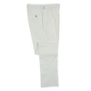 P. Johnson Trousers in White Heavy Cotton Twill